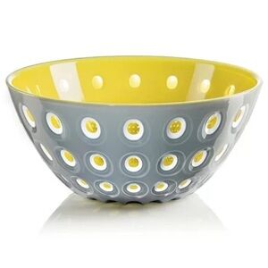 Guzzini Le Murrine 5” Small Cereal Bowl Yellow/White/Grey Dinnerware Italy